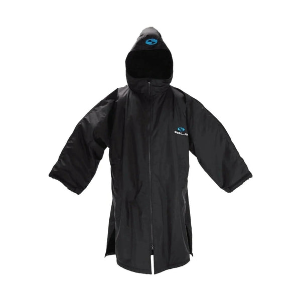 Sola Waterproof Changing Coat/Robe - Black | WrightSport
