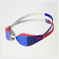 Speedo Fastskin Hyper Elite Mirror Goggle - Red/Blue | WrightSport