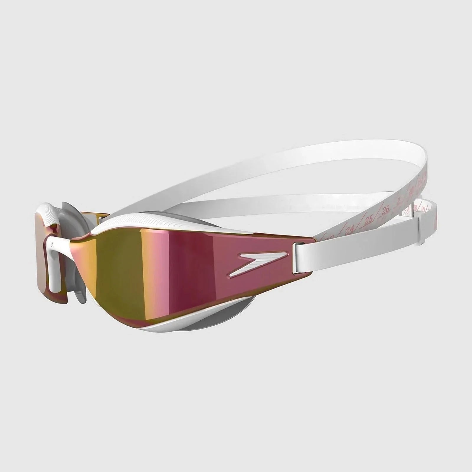 Speedo Fastskin Hyper Elite Mirror Goggle - White