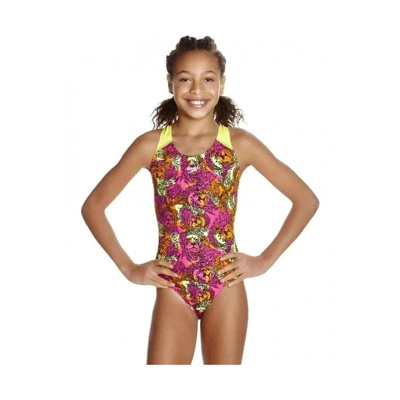 Speedo Girl's Electric Ball Swimsuit - Pink | WrightSport