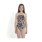 Speedo Girl's Endurance+ Ripple Back Swimsuit Print 46