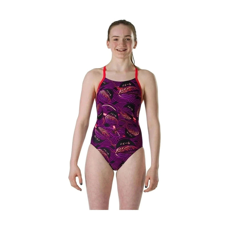 Speedo Girl's Neonnoodle Crossback Swimsuit | WrightSport