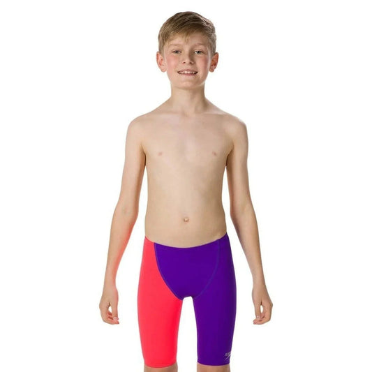 Speedo Junior Fastskin Endurance+ High Waisted Jammer - Purple / Red