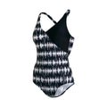 Speedo Women's Lexi Print Shaping Swimsuit - Black/White | WrightSport