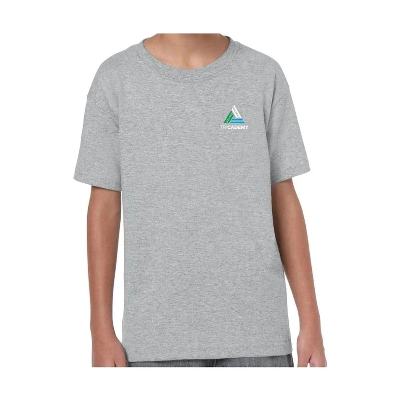 TRICADEMY TC - Kids Heavy Cotton T - Grey | WrightSport