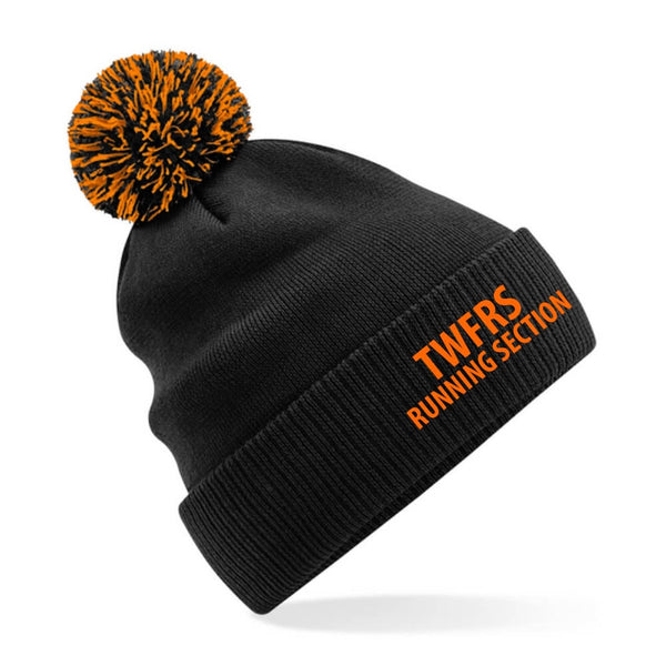 TWFRS RS - Snowstar Beanie - Black/Orange