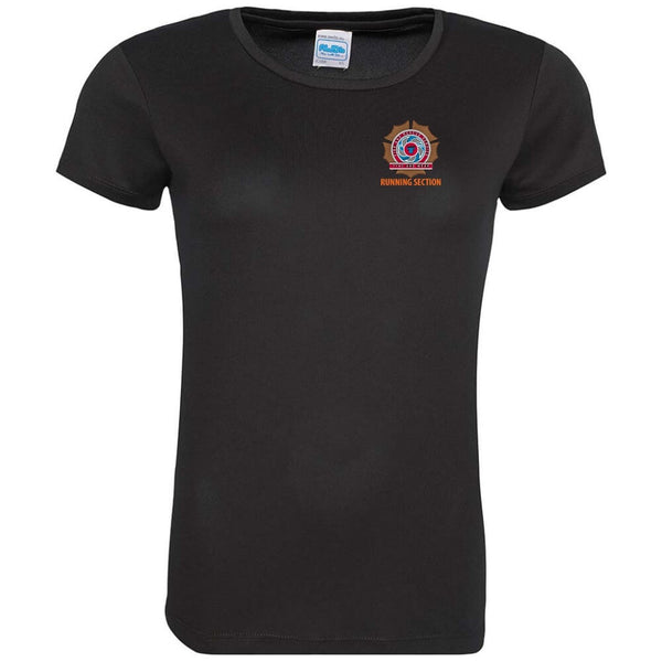 TWFRS RS - Tech T-Shirt - Jet Black Ladies