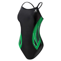 TYR Female Phoenix Splice Diamondfit - Black/Green