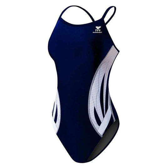 TYR Female Phoenix Splice Diamondfit - Navy/White