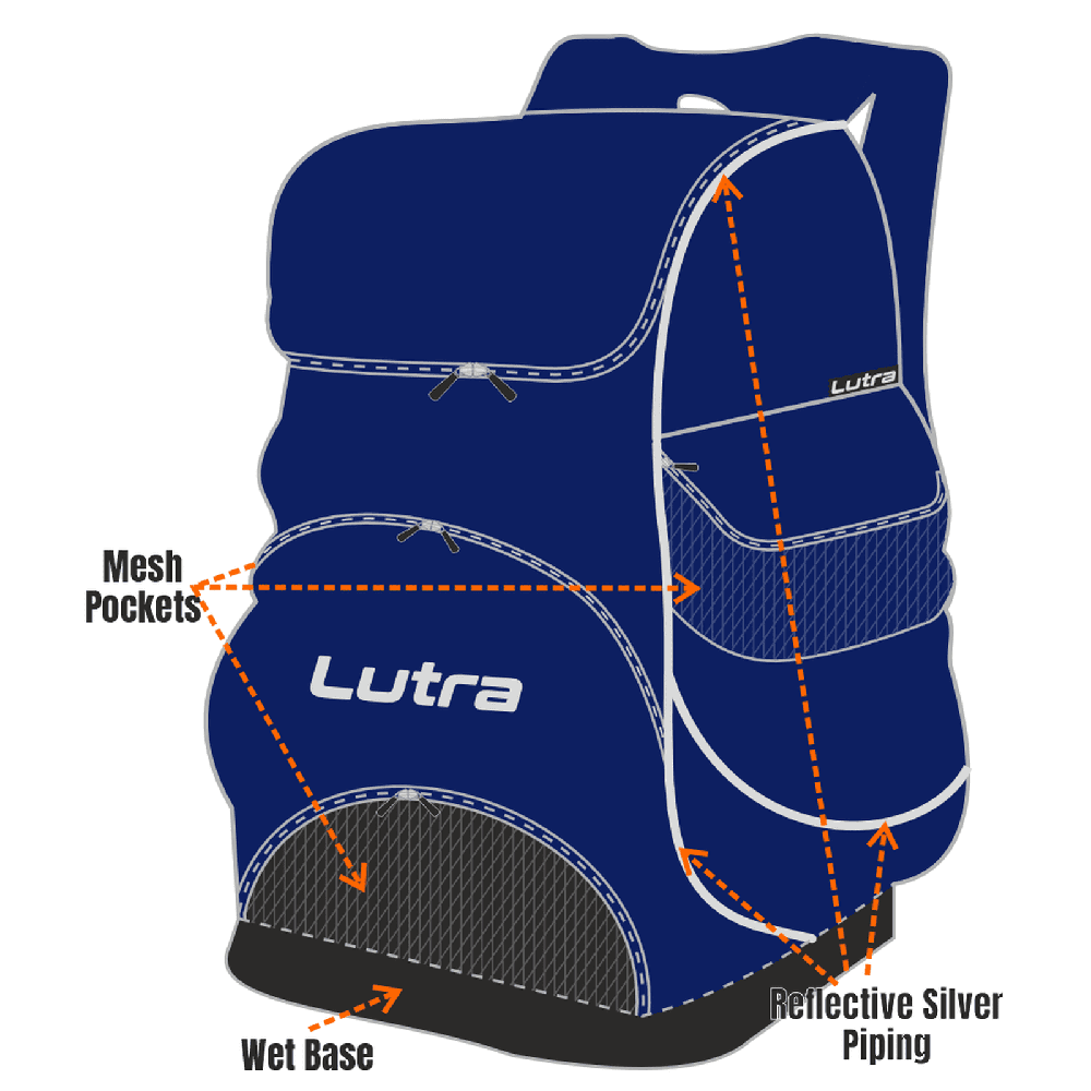 Water Polo NDS - Lutra Premium Team Backpack 45 litre - Navy