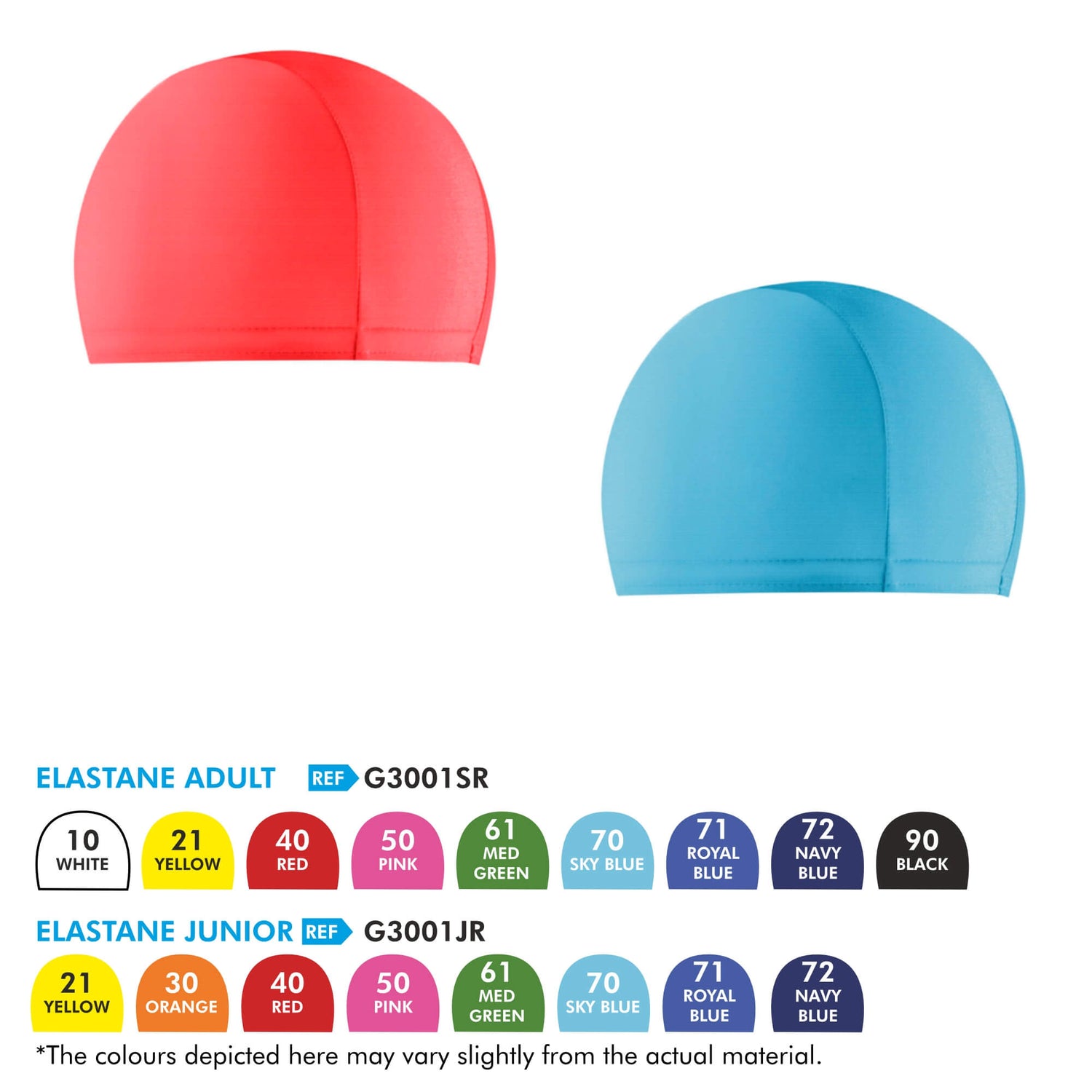 WrightSport Elastane Round Comfort Caps