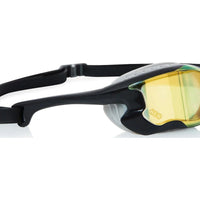 Zoggs Raptor Mirror Goggles - Grey/Black Blue/Gold Lens