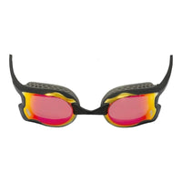 Zoggs Raptor Mirror Goggles - Grey/Black Red Lens