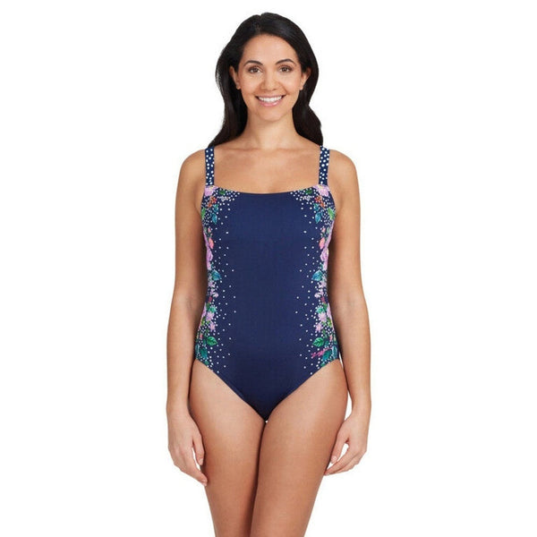 Zoggs Womens Adjustable Classicback One Piece Swimsuit - Martinique