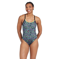 Zoggs Womens Sprintback One Piece Swimsuit - Brave Heart