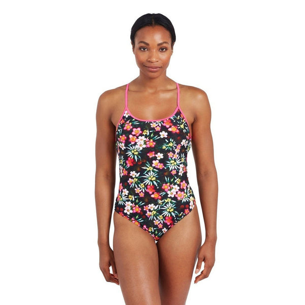 Zoggs Womens Starback One Piece Swimsuit - Flower Surge