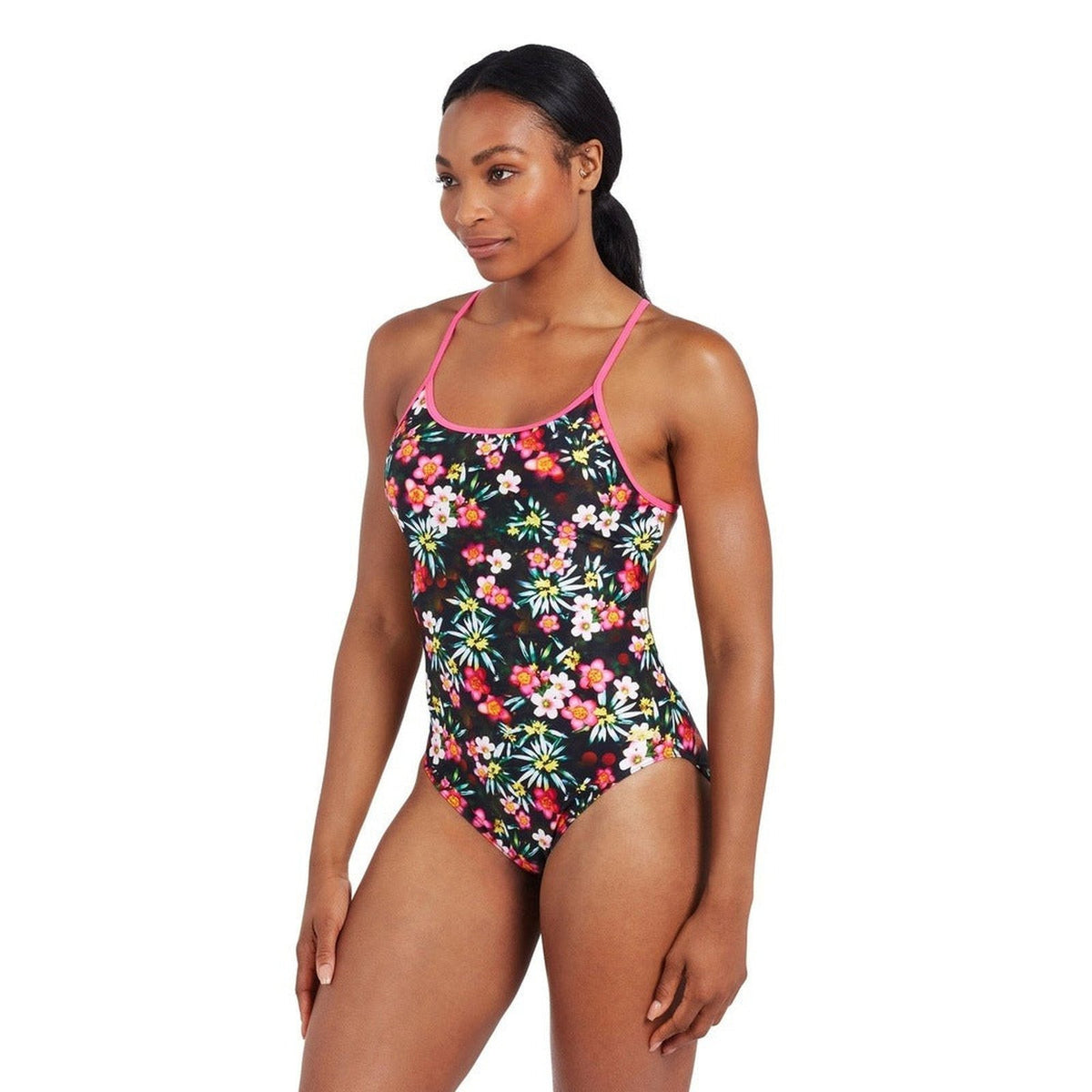 Zoggs Womens Starback One Piece Swimsuit - Flower Surge