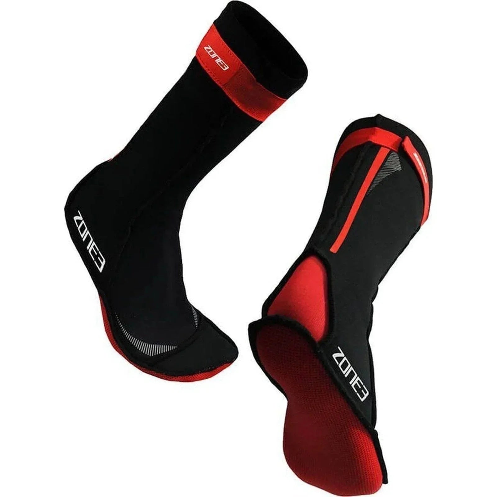 ZONE3 Neoprene Swim Socks - Red