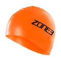 ZONE3 Silicone Swimming Cap - Orange | WrightSport