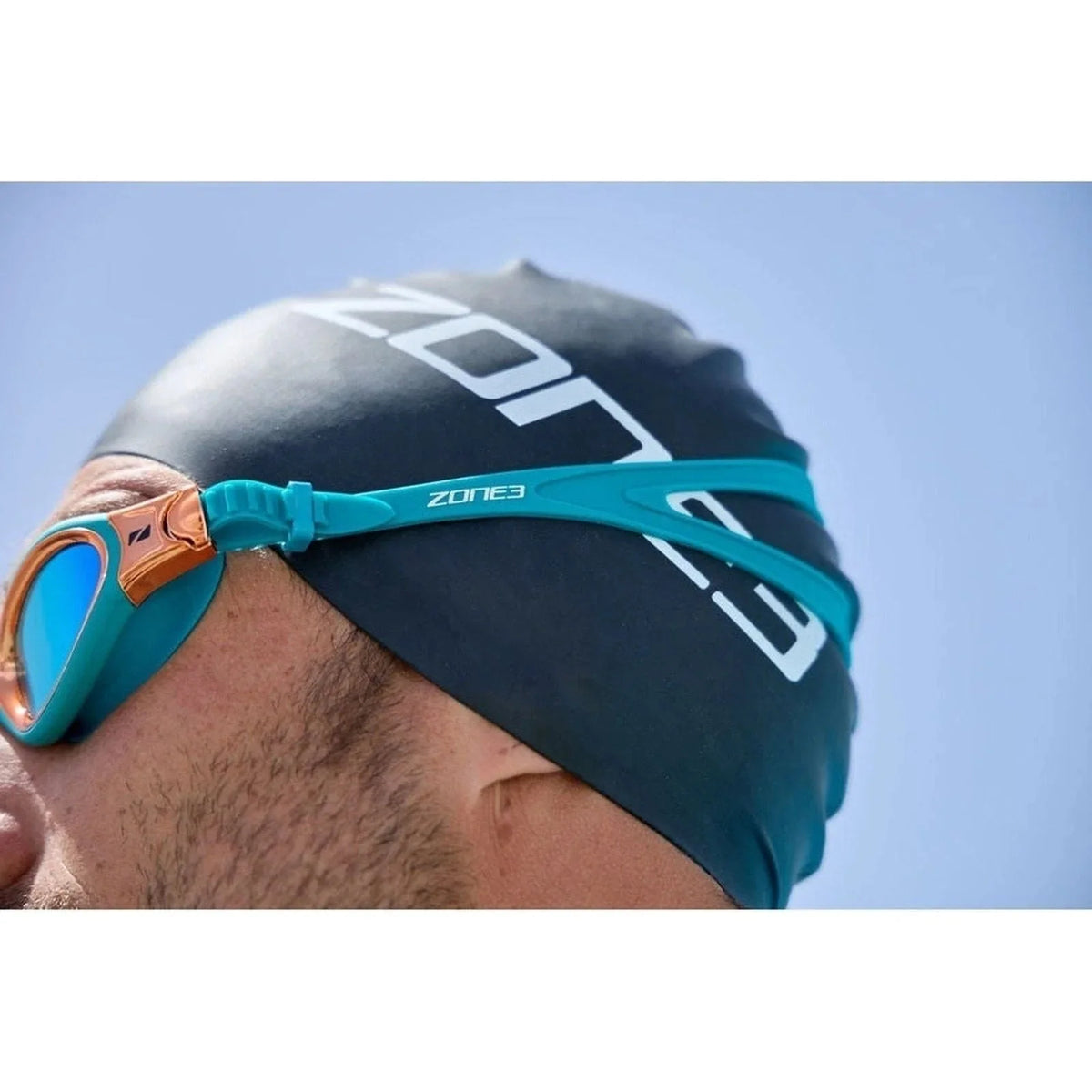 Zone3 Venator-X Polarised Goggle - Teal/Cream/Copper