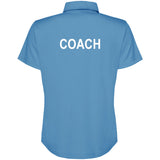 Rutherglen ASC - 'COACH' Women's Cool Polo - Sapphire