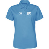 Rutherglen ASC - 'COACH' Women's Cool Polo - Sapphire
