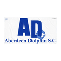 Aberdeen Dolphin SC - Microfibre and Cotton Towel - White
