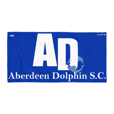 Aberdeen Dolphin SC - Microfibre and Cotton Towel - Royal