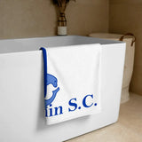 Aberdeen Dolphin SC - Microfibre and Cotton Towel - White