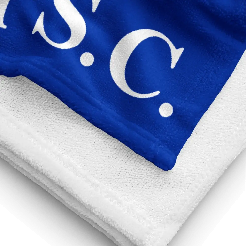 Aberdeen Dolphin SC - Microfibre and Cotton Towel - Royal