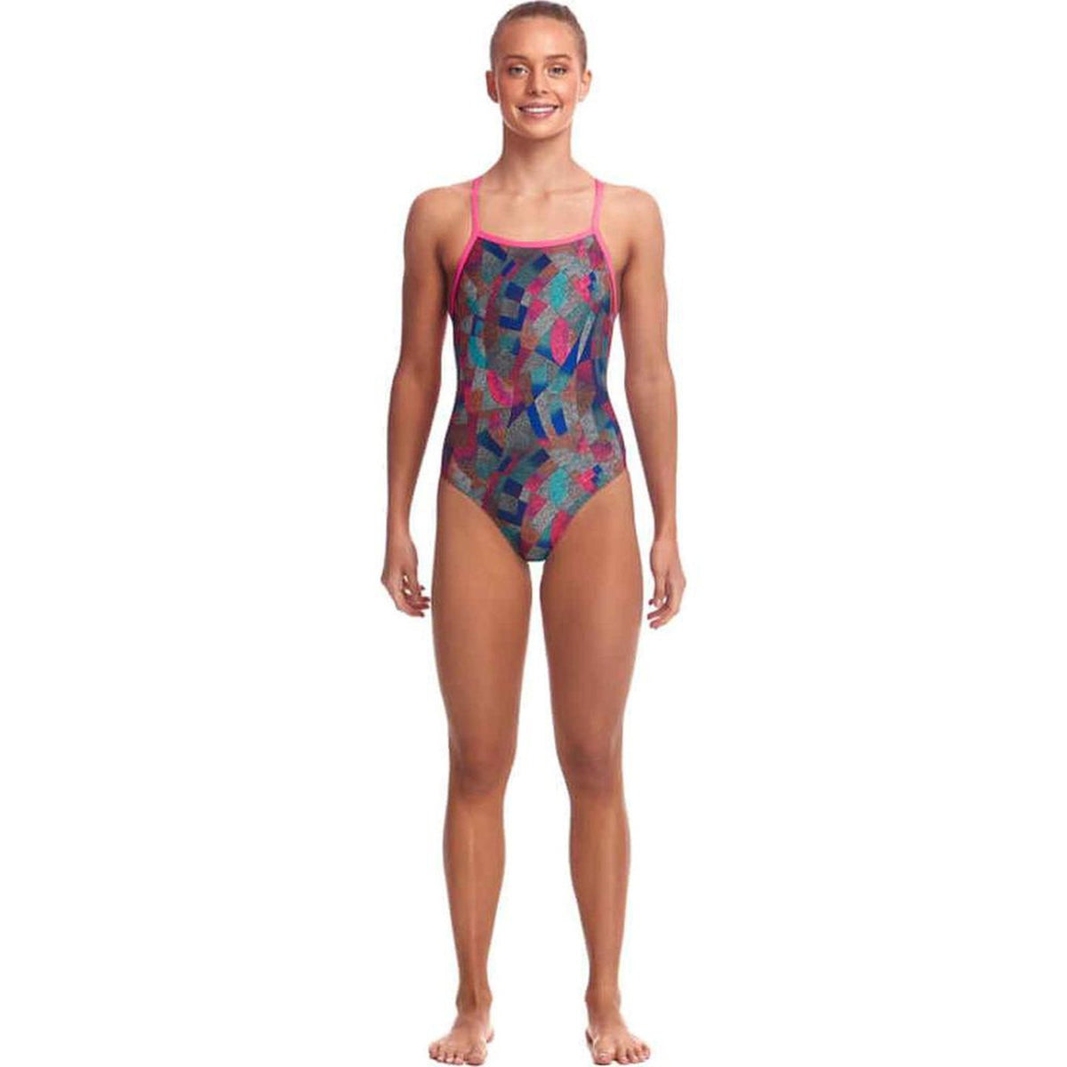 Funkita Girls Strapped In One Piece Swimsuit - On Point