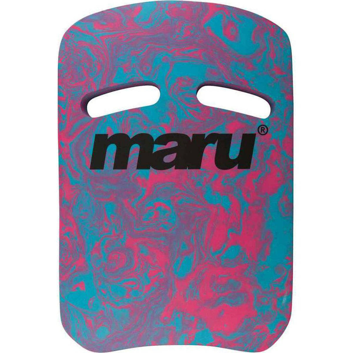 Maru Swirl Two Grip Fitness Kickboard - Blue/Pink
