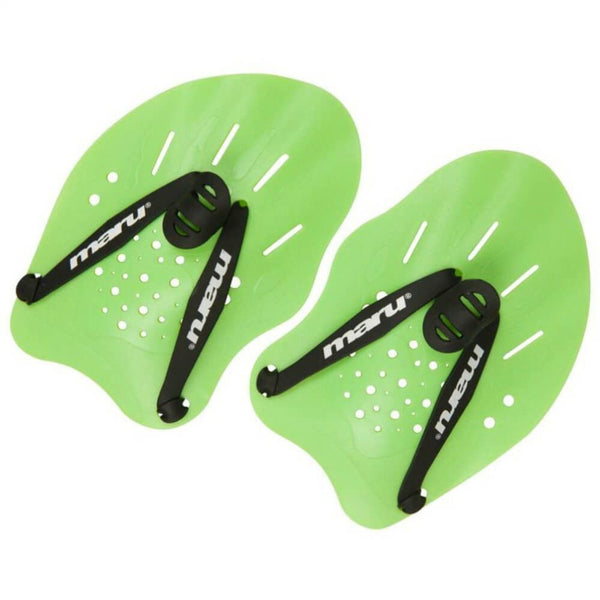 Maru Tech Hand Paddles - Lime
