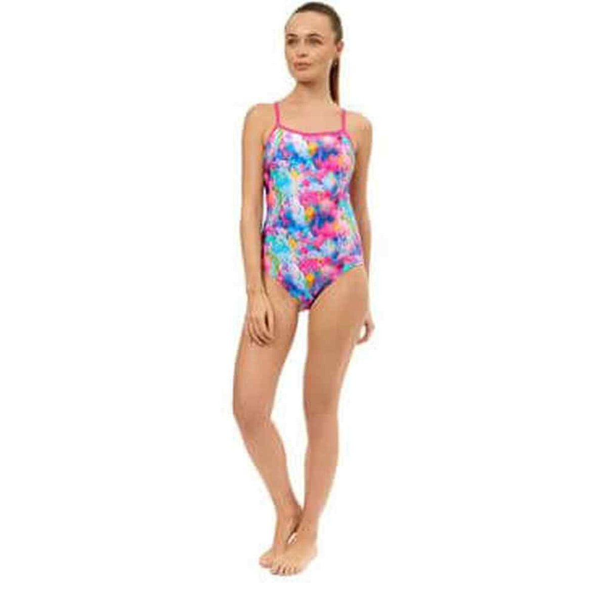 Maru Woman's Ecotech Sparkle Swimsuit - Nimbus