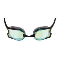 Zoggs Raptor Mirror Goggles - Grey/Black Blue/Gold Lens