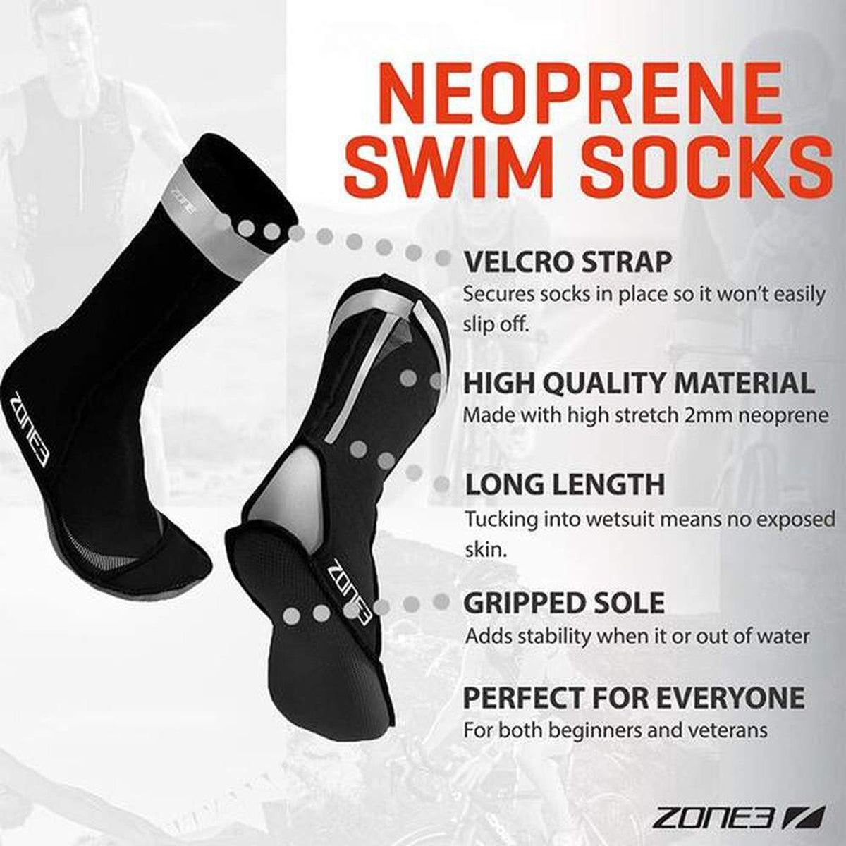 Zone3 Neoprene Heat Tech Warmth Swim Gloves - Black / Red – WrightSport