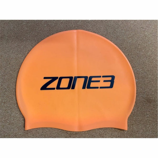 Zone3 Silicone Swimming Cap - Orange